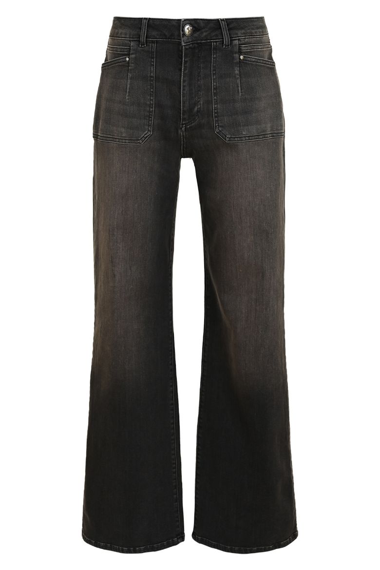 Bild von Tall Damen Jeans Cooper Pocket Wide Fit L34 & L36 Inch, brown tinted