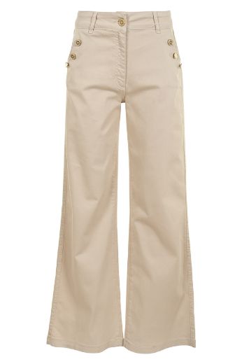 Image de Tall Femme Pantalon Denim Coloré Holly Buttons Longueur L34 et L36 Pouces