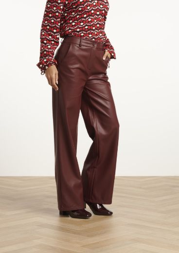 Picture of Tall Women Faux Leather Trousers