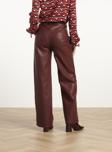 Picture of Tall Women Faux Leather Trousers