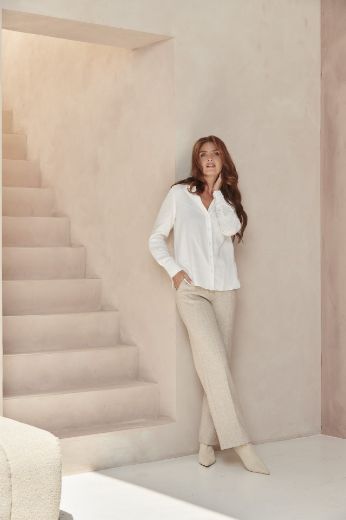 Bild von Tall Damen Hosen Herringbone Ton-in-Ton L36 Inch