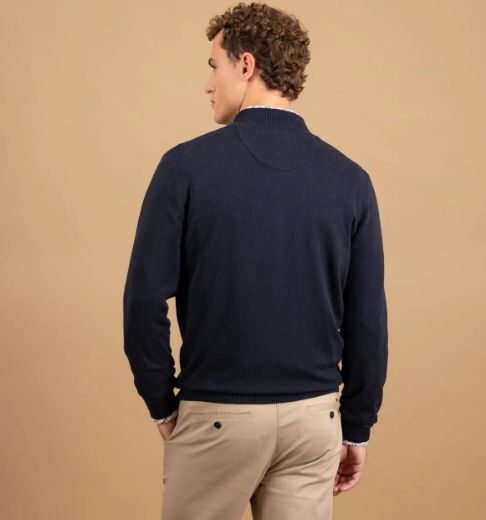 Picture of Tall Men Knit Cardigan Stand-Up Collar