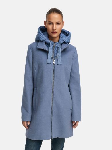 Image de Tall Femme Veste Laine Effet Gilet Extra Long