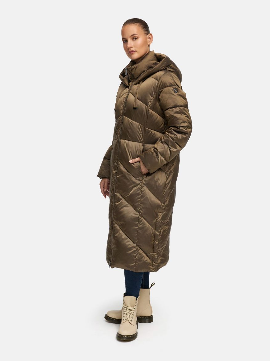 Bild von Tall Damen Fake Daunenmantel Multistitch