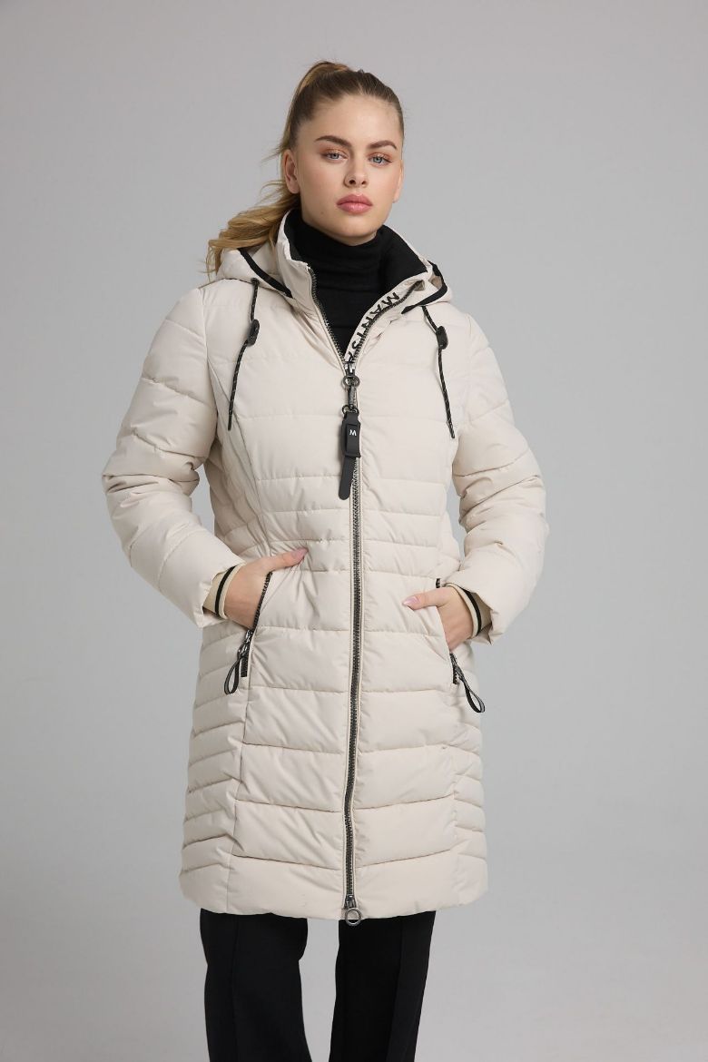 Image de Tall Femmes Manteau Pluie Faux Doudonne Extra long
