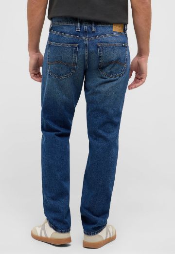 Bild von Tall Herren Jeans Denver Straight Loose Fit L38 Inch, denim blue washed
