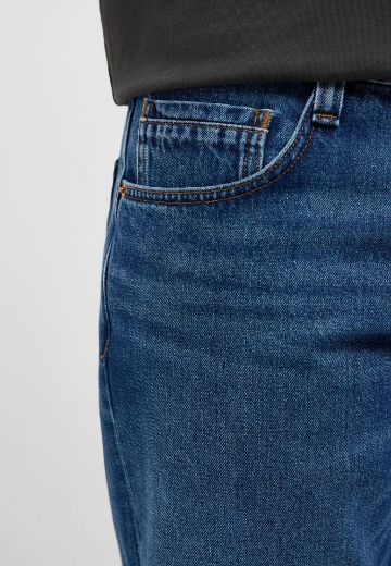 Bild von Tall Herren Jeans Denver Straight Loose Fit L38 Inch, denim blue washed