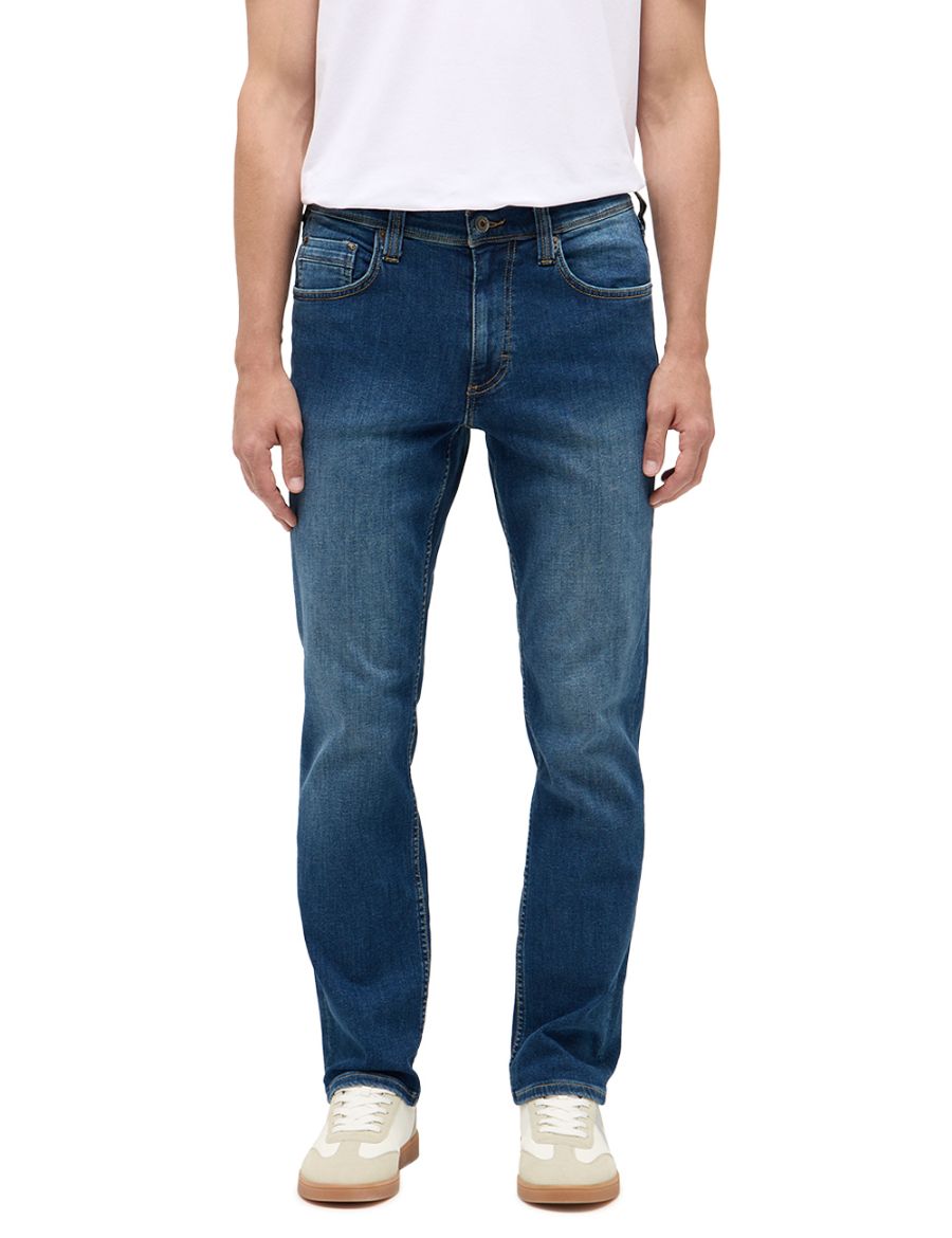 Bild von Tall Herren Jeans Washington Straight L38 & L40 Inch, mid blue