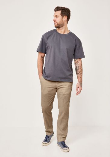 Bild von Tall Herren Leinen Baumwoll Chinohosen Halifax L36 & L38 Inch