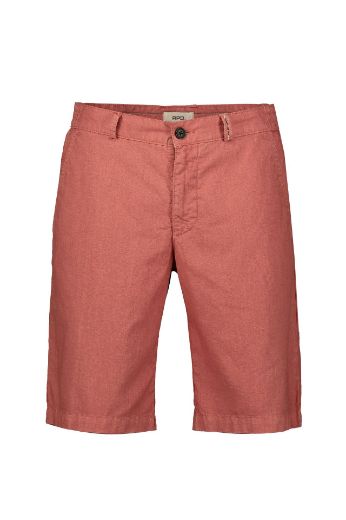 Bild von Tall Herren Leinen Baumwoll Bermuda Shorts Whitby