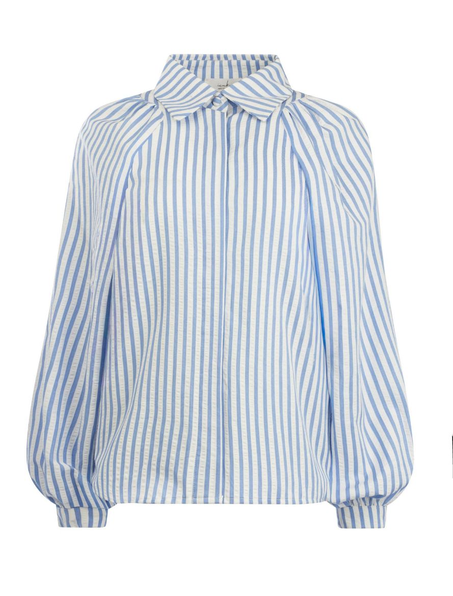Bild von Tall Damen Bluse Lexie Seersucker Streifen