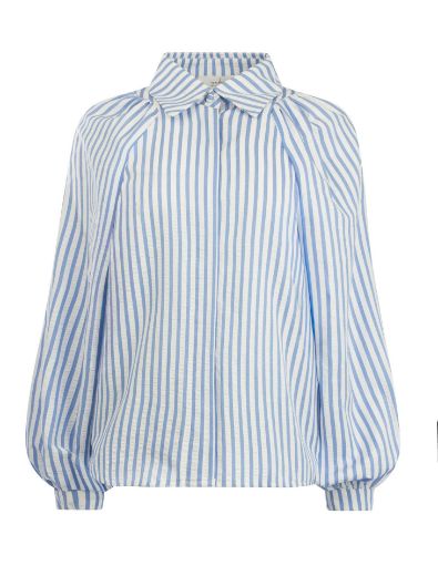 Bild von Tall Damen Bluse Lexie Seersucker Streifen