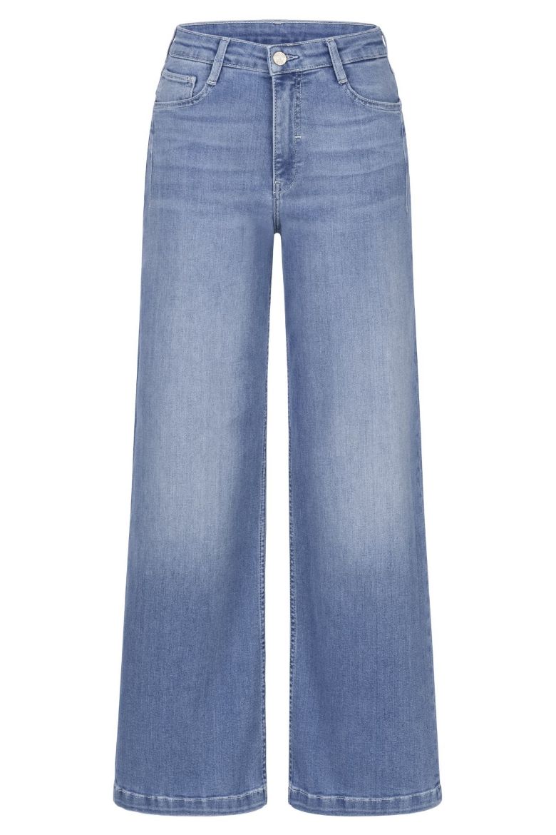 Image de Tall Femmes Jean Judy Wide Leg Longueur L36 pouces, bleu pacifique