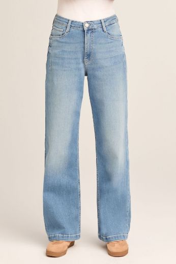 Picture of Tall Women Jeans Judy Wide Leg L36 Inch, pacific blue