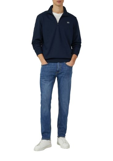 Image de Tall Homme s.Oliver Sweat-Shirt Zippé Extra Long