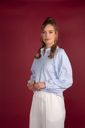 Bild von Tall Damen Bluse Lexie Seersucker Streifen