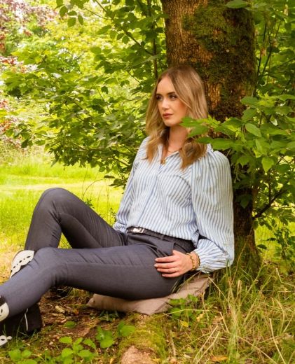 Bild von Tall Damen Bluse Lexie Seersucker Streifen