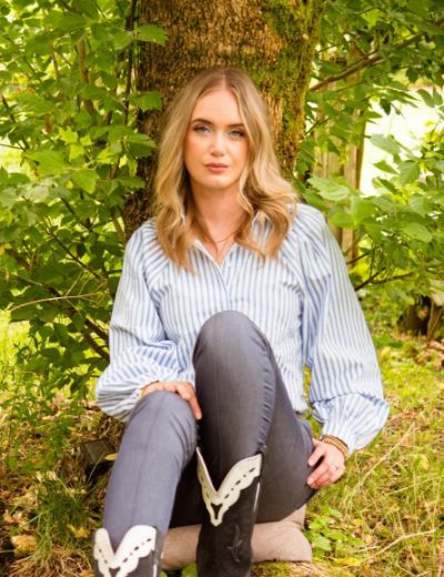 Bild von Tall Damen Bluse Lexie Seersucker Streifen