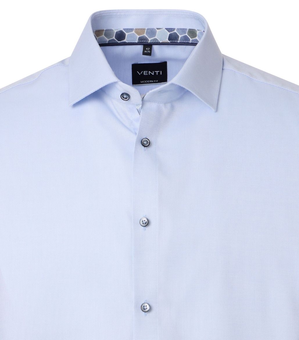 Bild von Tall Herren Hemd Modern Fit Ärmellänge 72 cm, blue