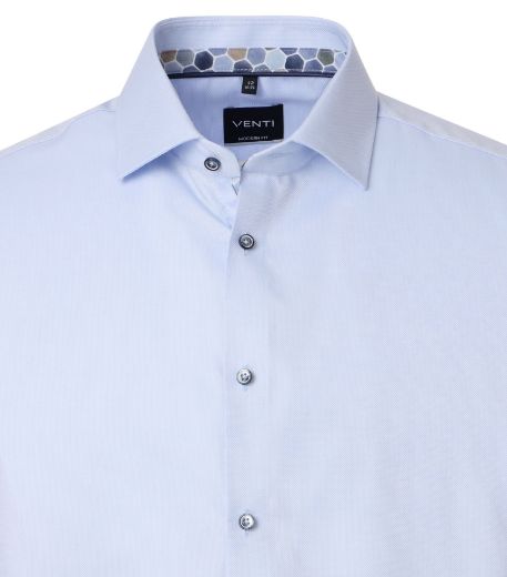 Bild von Tall Herren Hemd Modern Fit Ärmellänge 72 cm, blue