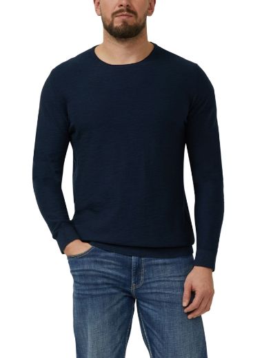 Bild von Tall Herren Strickpullover Rundhals Extra Lang