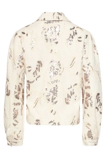 Bild von Tall Damen Kurblazer Jacke Pailletten