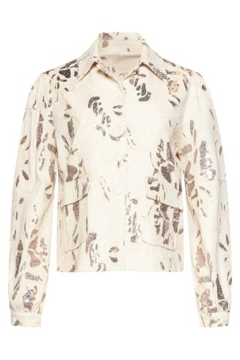 Bild von Tall Damen Kurblazer Jacke Pailletten