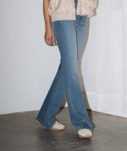 Bild von Tall Damen Jeans Bowie Bootcut L34 & L36 Inch, authentic vintage blue