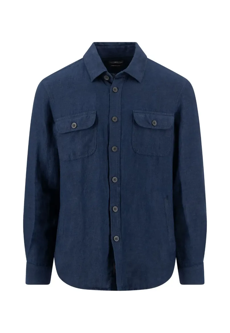 Image de Tall homme Surchemise en lin, manches extra longues 72 cm