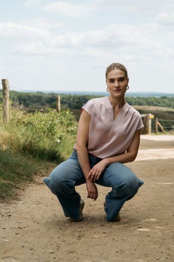 Bild von Tall Damen Top Melice V-Ausschnitt