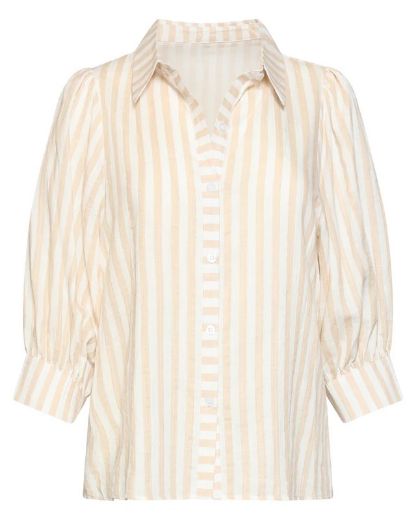 Bild von Damen Kurzarm Bluse Gestreift