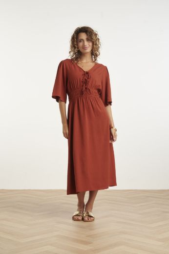 Bild von Tall Damenkleid Midi, terracotta