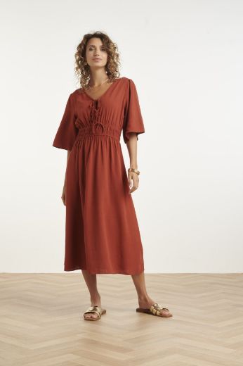 Bild von Tall Damenkleid Midi, terracotta