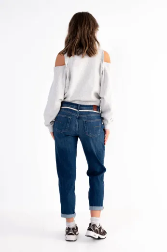 Image de Tall Women Jeans Diaz Carrot Fit L36 Inch, authentic blue