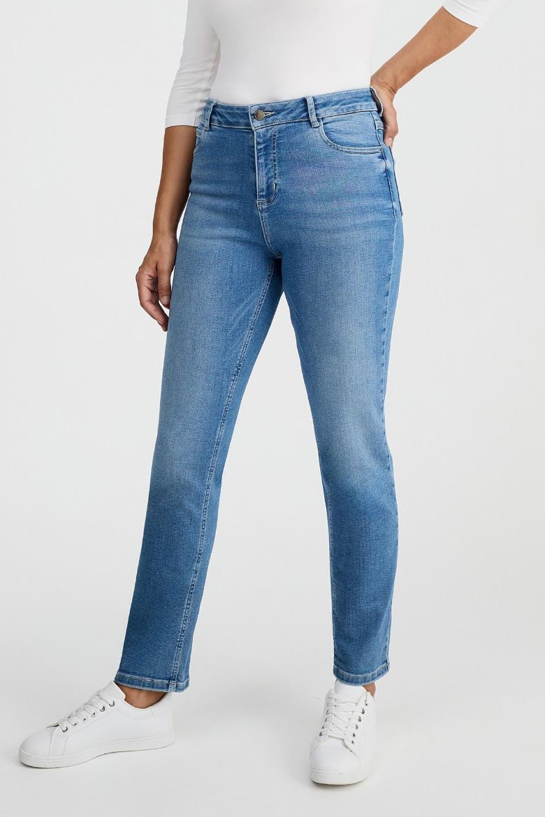 Picture of Tall Women Wonderjeans High Waist Straight L36/L37 Inches, authentic blue