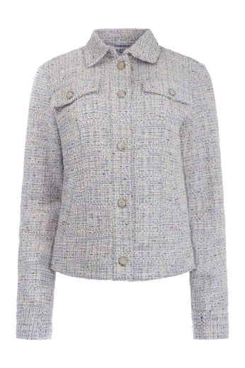 Image de Tall Femmes Veste Courte Galium Lurex Tweed Extra Long