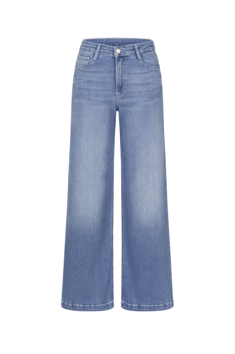 Image de Tall Femmes Jean Judy Wide Leg Longueur L36 pouces, bleu pacifique