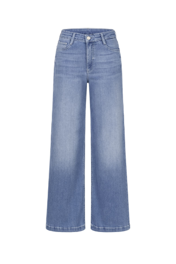Image de Tall Femmes Jean Judy Wide Leg Longueur L36 pouces, bleu pacifique