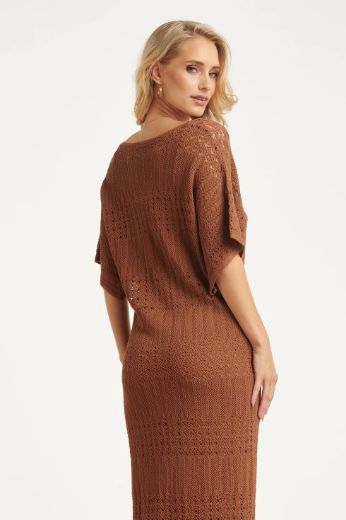 Bild von Damen Crochet Maxi Kleid