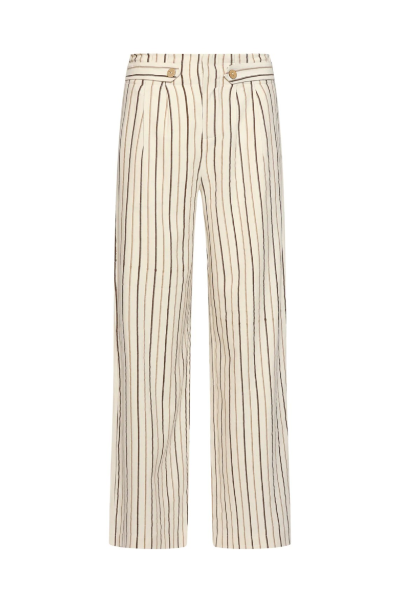 Image de Tall femmes Pantalon, taille haute, rayé, 37 inches