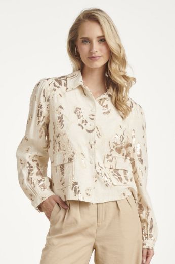 Bild von Tall Damen Kurblazer Jacke Pailletten