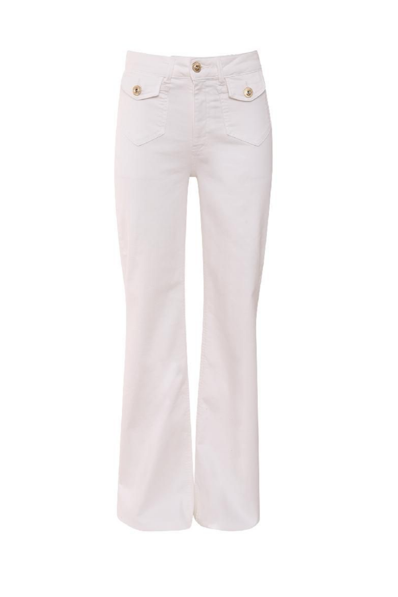 Picture of Tall Women Jeans Bobby Pocket Semi-Wide Leg L34 & L36 Inch, offwhite