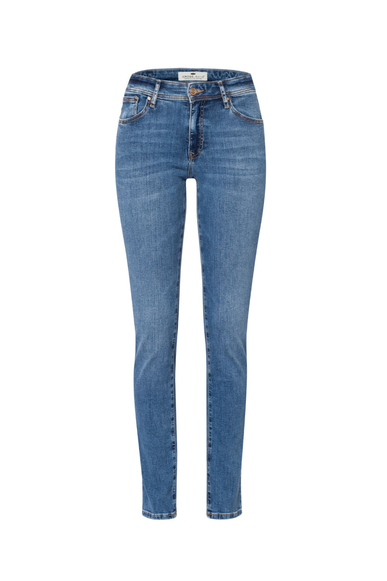 Picture of Tall Women Jeans Anya Slim Fit L34 & L36 Inch, mid blue