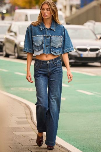 Bild von Tall MAC Wide Leg Damenjeans L34 & L36 Inch