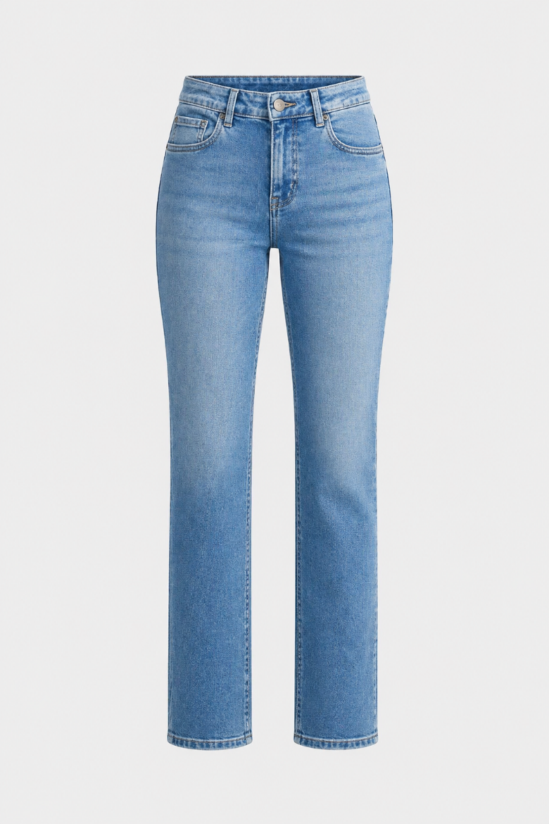 Bild von Tall Damen Wonderjeans High Waist Straight L36/L37 Inch, authentic blue