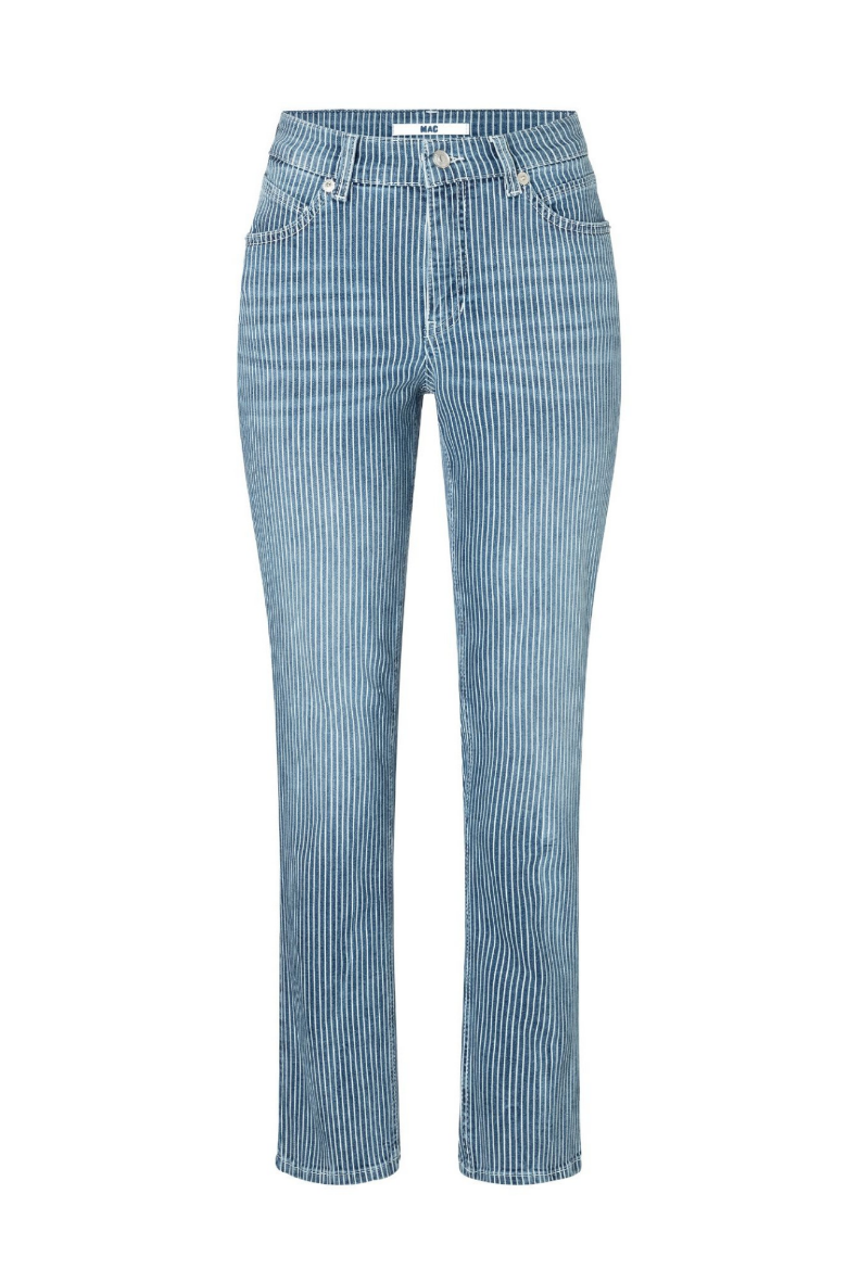 Bild von Tall Damenjeans MAC Melanie L34 & L36 Inch, mid dark striped