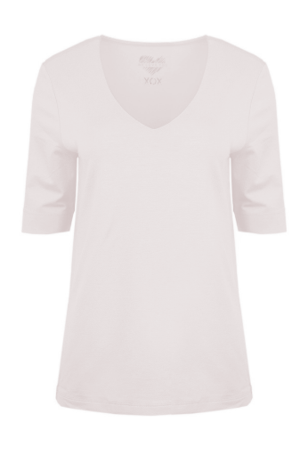 Bild von Tall Damen T-Shirt V-Ausschnitt Halbarm