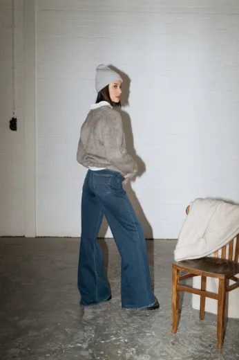Picture of Tall Women Jeans Frankie Palazzo Wide Leg L34 & L36 Inches