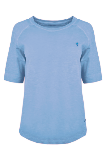 Image de Tall Femmes Top Col Rond Slub Yarn Extra Long
