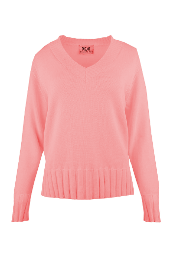 Image de Tall Femmes Pull Maille Fine Col V Extra Long